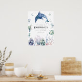 シーライフベビーシャワーへようこそ ポスター (キッチン)