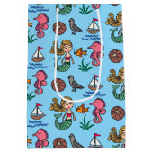 シーライフマーメイドシーホース抱き枕 ミディアムペーパーバッグ (裏面)