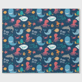 シーライフラッピング紙 ラッピングペーパー (フラット)