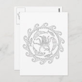 シーライフ大人着色はがき ポストカード (正面/裏面)