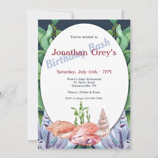 シーライフ招待状 招待状 (正面)