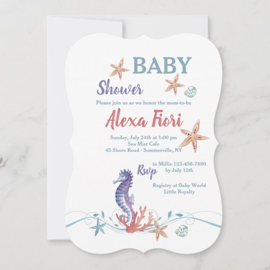 シーライフ招待状 招待状 (正面)