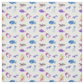 シーライフ生地，海，魚，タコ ファブリック (見本)
