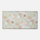 シーライフ航海の海タートルシーホースシェルネイビー デスクマット (正面)