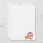 シーライフ誕生日招待状 招待状 (裏面)