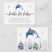 シーライフ赤ちゃんシャワーベビー エンクロージャーカード (正面/裏面)
