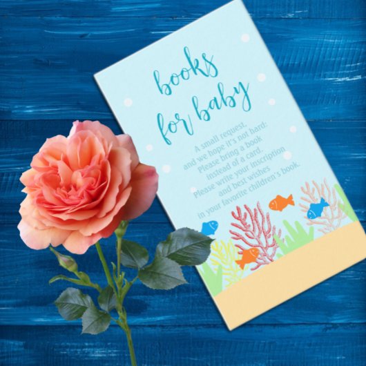 シーライフ赤ちゃんシャワーベビー エンクロージャーカード
