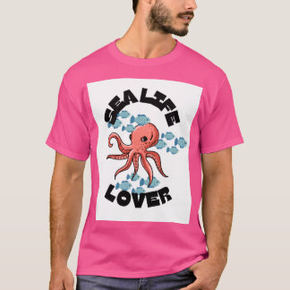 シーライフ・タコ Tシャツ