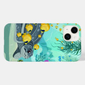 シーライフiPhone 14ケース Case-Mate iPhoneケース (裏面 (横))