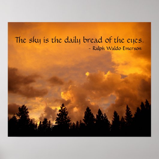 シーラスの夕日 ポスター (正面)