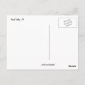 シーラスの夕焼け – はがき (裏面)