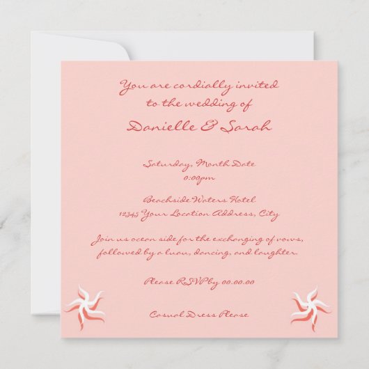 シーラブ 招待状 (裏面)