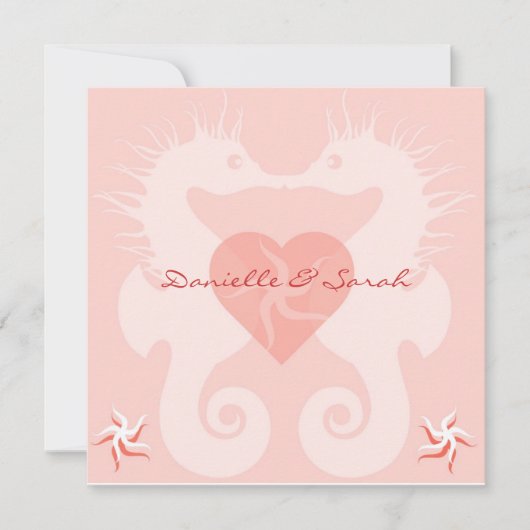 シーラブ 招待状 (正面)