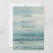 シーランドスケープ結婚式招待状 招待状 (正面)