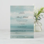 シーランドスケープ結婚式招待状 招待状 (スタンド正面)