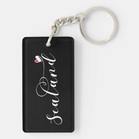 シーランドハート旗、シーランド公国 キーホルダー (裏面)