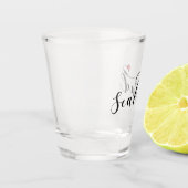 シーランドハート旗、シーランド公国 ショットグラス (左)