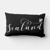 シーランドハート旗、シーランド公国 ランバークッション (裏面)