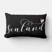 シーランドハート旗、シーランド公国 ランバークッション (正面)