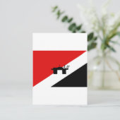 シーランドフラグ ポストカード (スタンド正面)