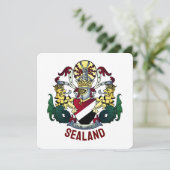 シーランド公国の紋章 (スタンド正面)