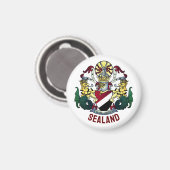 シーランド公国の紋章 マグネット (正面/裏面)