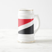 シーランド公国旗 ビールジョッキ (正面右)