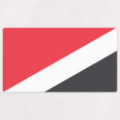 シーランド公国旗 ラベル (デザイン1)