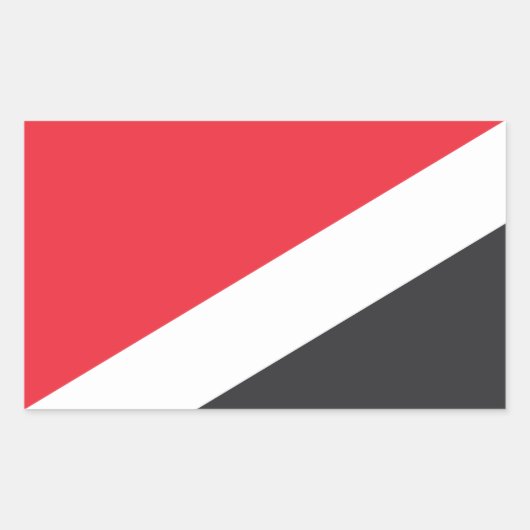 シーランド公国旗 長方形シール (正面)