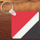 シーランド国旗の君主国 キーホルダー (正面)