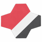 シーランド国旗の君主国 サッカーボール (フラット)