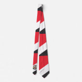 シーランド州旗、コート・オブ・アームを重ね合わせた旗 ネクタイ (裏面)