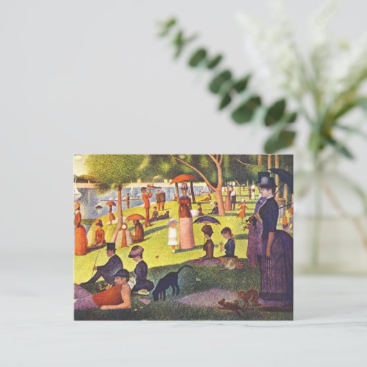 シーラ絵画ットの日曜日の午後 ポストカード (スタンド正面)
