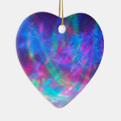 シーリきらめくング波セラミックハートオーナメント セラミックオーナメント (右)