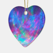 シーリきらめくング波セラミックハートオーナメント セラミックオーナメント (左)