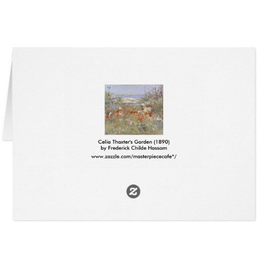 シーリアタクスターズガーデンバイフレデリックチルドハサム (裏面横)