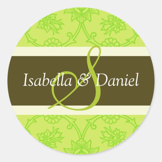 シーリング用Sモノグラム ラウンドシール (正面)