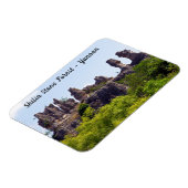 シーリンピナクルス石林 – 雲南,中国,アジア マグネット (左側)