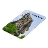 シーリンピナクルス石林 – 雲南，中国，アジア マグネット (左側)