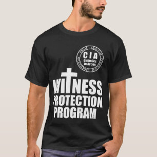 シールとの行為のCIAのカトリック教徒 Tシャツ