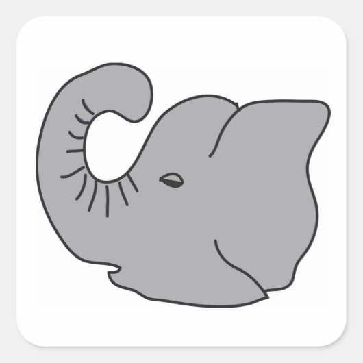 シールとラベル スクエアシール (正面)