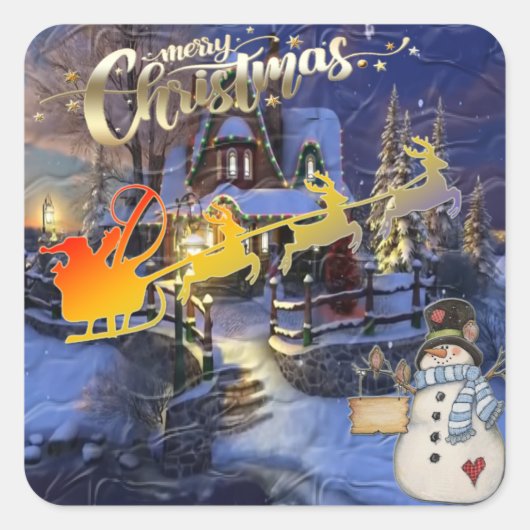 シールとラベル スクエアシール (正面)