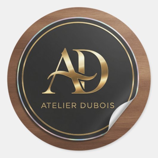 シールとラベル ラウンドシール (正面)