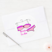 シールになる花嫁 ラウンドシール (封筒)