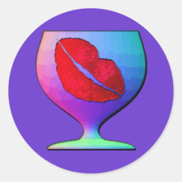 シールに名前を付ける ラウンドシール