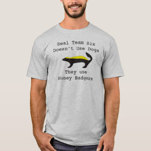 シールのチーム6ラーテル Tシャツ