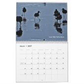 シールのビーチの場面 カレンダー (3月 2027)