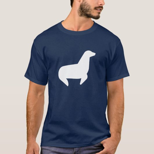 シールのピクトグラムのTシャツ Tシャツ (正面)