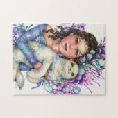 シールのプリンセスのファンタジーのパズル ジグソーパズル (横)