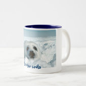 シールのマグを救って下さい ツートーンマグカップ (正面右)